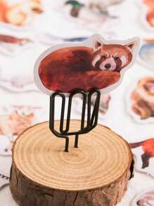 46入組動物印花隨機貼紙 - 彩色 - 查看 2