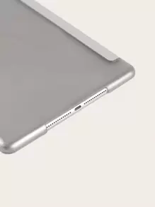 IPad Tablet Protective Case Suitable For IPad Mini 1/2/3/Mini 4/Mini 5/Mini 6/Mini 7/9.7/10.2/10.5/Air 10.9/Pro 11/10th Gen/IPad Air 11-Inch (M3) 2025/IPad (A16) 11 Inch 11th Generation 2025 Models, PC Hard Shell Partial Coverage, Physical Triangle Stand Non-Magnetic, Ultra-Thin Portable Non-Shockproof, No Pen Slot, Light Magnetic Sleep/Wake, Slight Color Difference Due To Lighting And Display Parameters - Grey - View 5