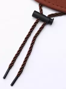Men Rope Decor Cowboy Hat Casual - Brown - View 4