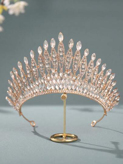 水鑽裝飾王冠設計婚禮髮箍
