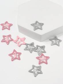 10 cái NỮ Long lanh Thiết kế ngôi sao Duyên dáng Kẹp Để Trang Trí Hàng Ngày Đường phố - Nhiều màu - Xem 3