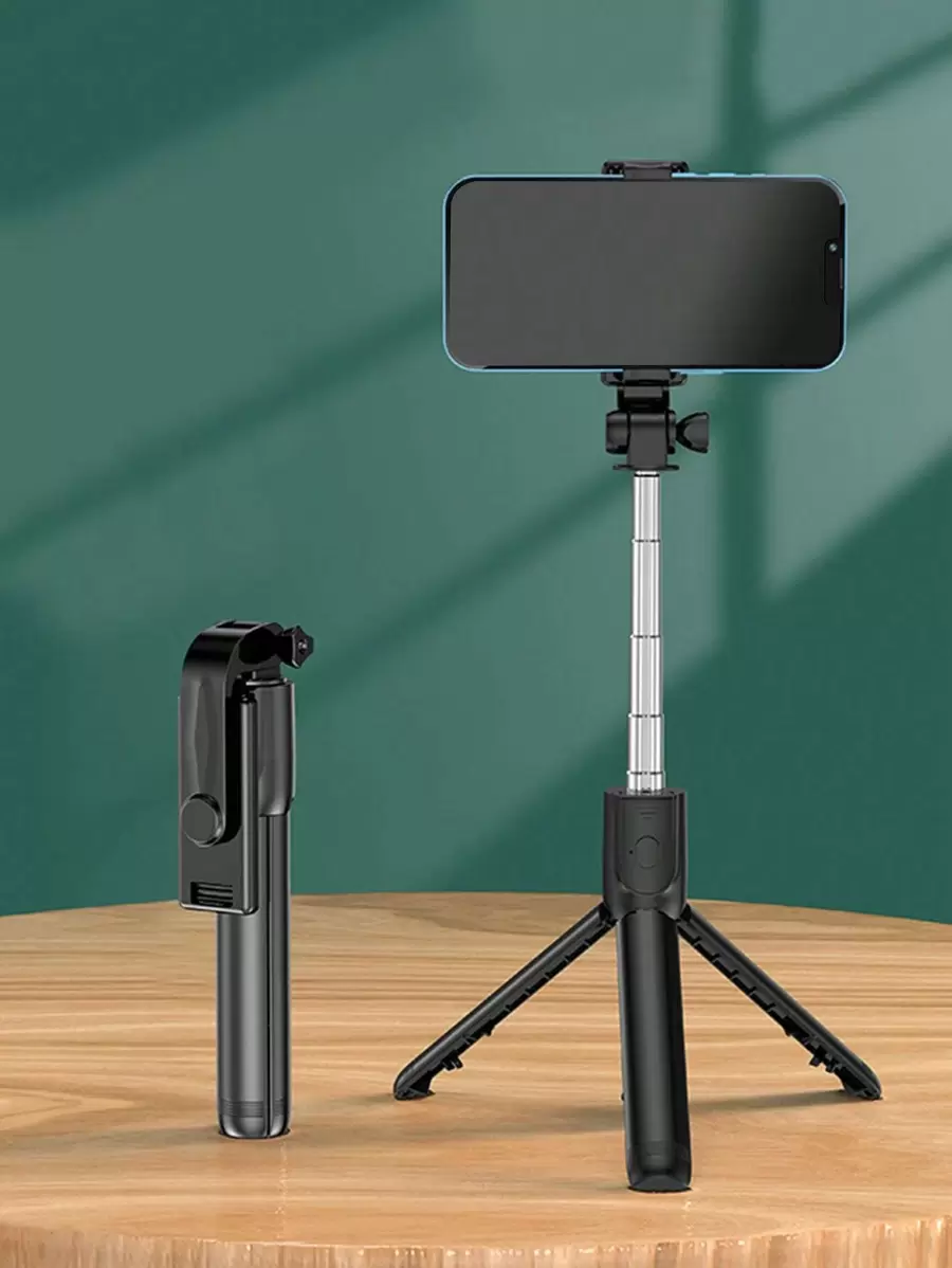 Giá đỡ điện thoại Gậy chụp ảnh tự sướng đa năng Universal Mini - màu đen - Xem 1
