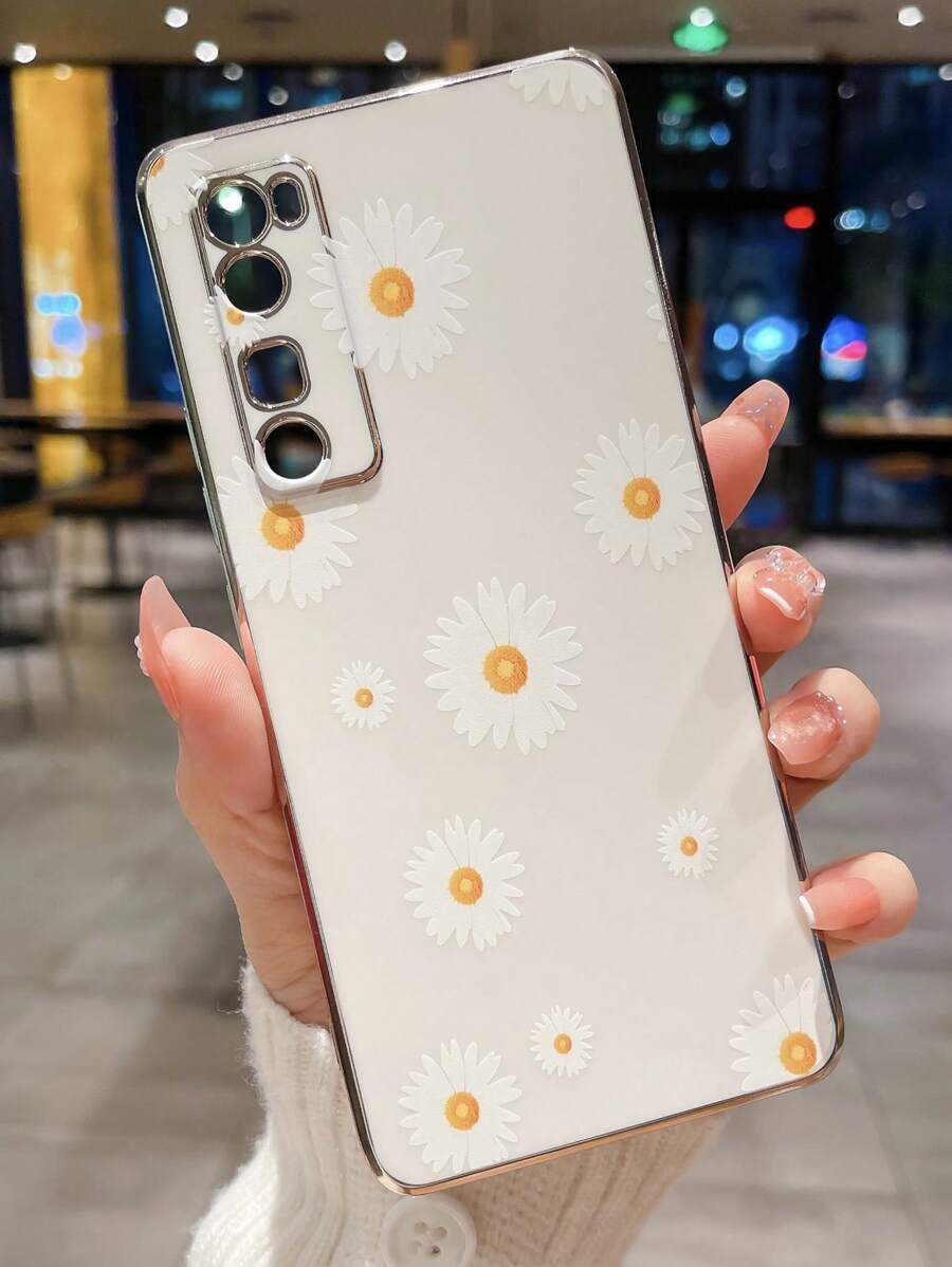 Daisy Print Phone Case - Multicolor - View 1