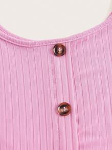 SHEIN EZwear 大码粉色长吊带连衣裙，春夏