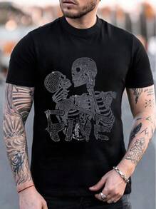 Manfinity LEGND Áo thun & Áo lót Nam Lễ Các Thánh Đường phố - màu đen - Xem 1