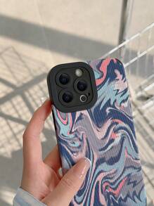 Marble Pattern Phone Case - Multicolor - View 3