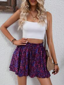 Breezaya Short ample à imprimé à nœud