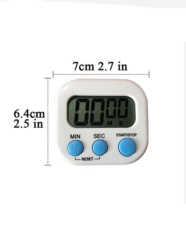 1pc Plastic Timer, Modern Electronic Stopwatch Timer For Kitchen SHEIN UK