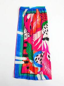 SHEIN Swim Cover Up Rock mit seitlichem Knoten,