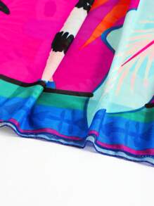 SHEIN Swim Cover Up Rock mit seitlichem Knoten,