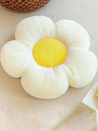 Cojín decorativo con diseño de flor