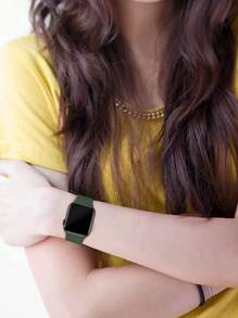 1 条 St.Siabe 时尚纯色硅胶表带兼容 Apple Watch 38mm/40mm/41mm/45mm/44mm/42mm/49mm，柔软舒适透气腕带替换表带，配件兼容 Apple Watch Ultra 系列 S10/9/SE/8/7/6/5/4/3/2/1 表带 - 查看 4