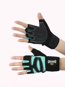 GOUNOD Workout Gloves For Men And Women, Weight Lifting Gloves With Excellent Grip, Lightweight Gym Gloves For Weightlifting, Cycling, Exercise, Training, Pull , Fitness, Climbing And Rowing,Suitable For Cycling,Riding Motorcycle And Skiing - Green - View 4