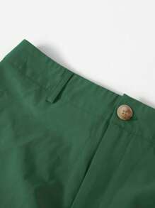 SHEIN Privé Lace Cami Top & Pants - Green - View 4