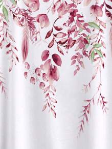 Mulvari Áo thun Plus size Hoa Giải trí - trắng - Xem 5