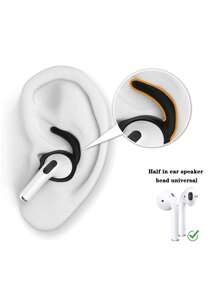 2pcs Silicone Earphone Anti-fall Earplug Cover Compatible With AirPods 2nd - White - View 3