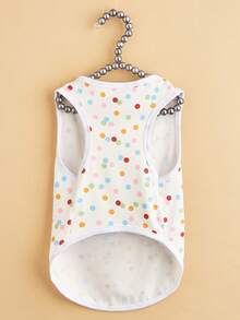 1pc Rainbow Print Pet Tank For Dog And Cat For Summer - Multicolor - View 5