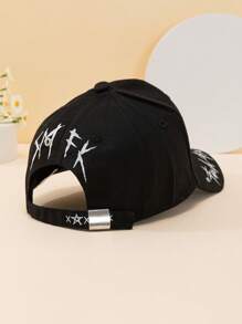 1 cái Unisex Đồ Họa Hình Học Vòng Trang Trí Mũ Bóng Chày Thời Trang - màu đen - Xem 3