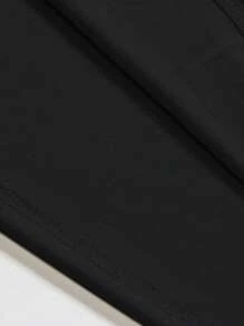 Manfinity Homme Men Plus Slogan Graphic Tee - Black - View 3