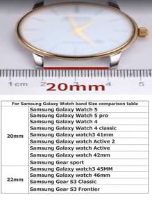 Dây đeo cổ tay chạm khắc bằng da cao cấp Tương thích với đồng hồ thông minh Samsung Galaxy Watch5/5 Pro/4/3/Gear S3 (Chỉ có dây đeo, không bao gồm đồng hồ) - màu đen - Xem 4