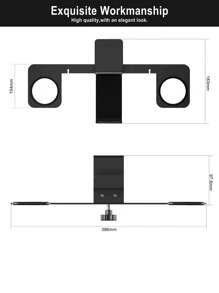 與VR Oculus Quest2兼容鐵製掛架 - 黑色 - 查看 3