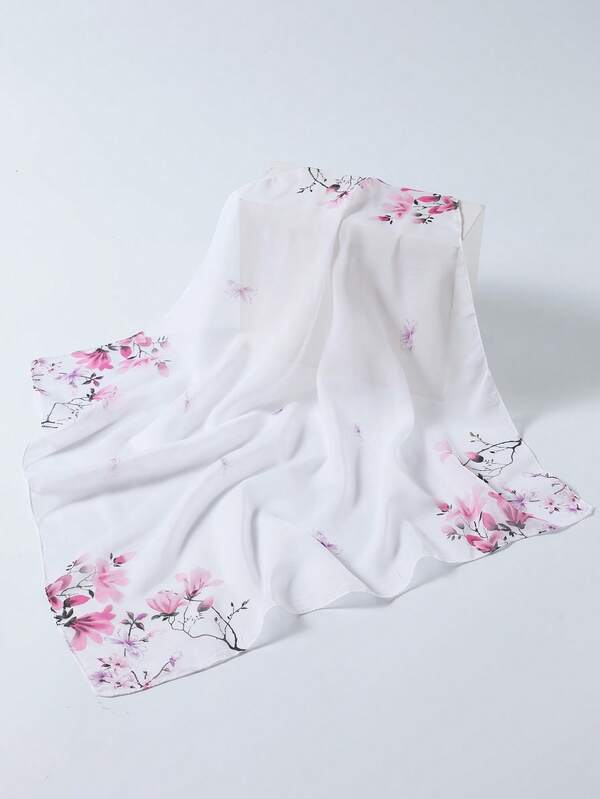 باندانا نمط زهري الموضة الى اليومي قطعة واحدة نساء