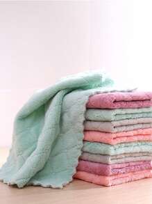 1入組雙色清潔現代纖維清潔抹布適用於廚房