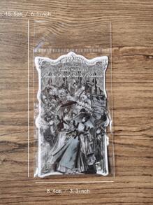 40 Con Hình Đồ Họa Các Loại Miếng Dán, Vintage Miếng Dán Đa Năng Cho Thủ Công DIY, Trang Trí, Tay Tài Khoản - Nhiều màu - Xem 6