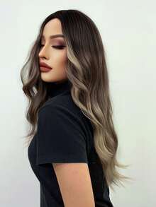 長款卷人造假髮 - 彩色 - 查看 5