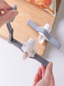 1pc Plastic Food Sealing Clip - Grey - View 3