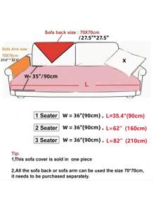 1 Màu Sofa Khăn Tối Giản Ghế Sofa Polyester Bọc Chăn Cho Gia Đình - Lạc đà - Xem 3