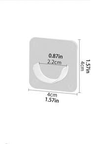 1入組滌綸窗簾桿支架家用極簡主義透明桿固定手鍊
