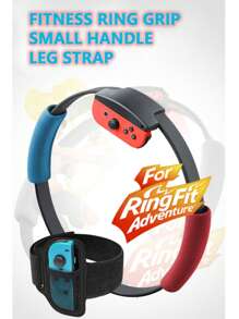 1 Leg Strap And 2 Ring-Con Grips Ring-Con Compatible With Switch Fit Adventure Game,Non-Slip Grips And - Multicolor - View 4