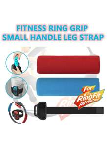 1 Leg Strap And 2 Ring-Con Grips Ring-Con Compatible With Switch Fit Adventure Game,Non-Slip Grips And - Multicolor - View 5