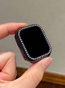 兼容Apple Watch水鑽裝飾錶殼隨機帶或不帶按鈕 - 彩色 - 查看 2