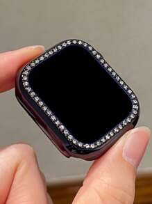 兼容Apple Watch水鑽裝飾錶殼隨機帶或不帶按鈕 - 彩色 - 查看 4