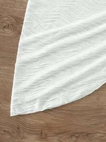 Swim Vcay Váy che phủ bãi biển mùa hè cho nữ, váy che phủ thắt nút hai bên gợi cảm màu trơn ngày lễ bãi biển - trắng - Xem 8