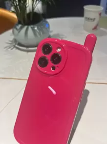 Funda para teléfono móvil compatible con iPhone 13 Pro Max y 14 Pro Max - Rosa Fucsia - Ver 8