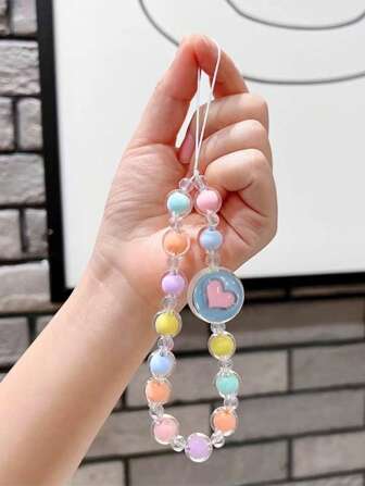 1pc Beaded Phone Lanyard