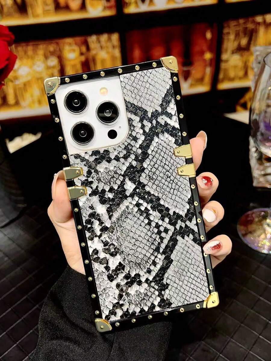 蛇皮纹手机壳,国际版,非国内版 - 彩色 - 查看 1