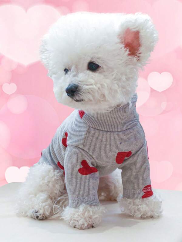 Valentine's Day 1pc Pet Clothes For Dogs And Cats, Small And Medium