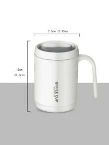 1 taza de café de acero inoxidable para café caliente, té y bebida fría, accesorio de viaje, artículo de cocina para el hogar, fiesta de cumpleaños - Púrpura malva - Ver 2