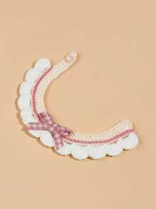 1pc Random Color Knitted Pet Scarf, Suitable For Small Cats And Dogs - Multicolor - View 6