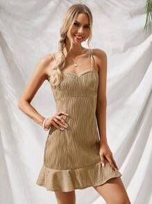 Aveloria Ruffle Hem Cami Dress