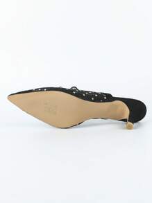 Giày cao gót Nữ - màu đen - Xem 3