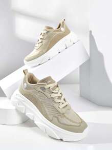 Cuccoo Minimalist Breathable Running Shoes - Apricot - View 1