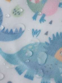 Túi đựng tã polyester có dây kéo họa tiết khủng long hoạt hình cho bé - Nhiều màu - Xem 7