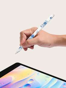 3張卡通宇航員圖案觸控筆貼紙適用於Apple Pencil第二代 - 彩色 - 查看 3