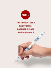 3張卡通宇航員圖案觸控筆貼紙適用於Apple Pencil第二代 - 彩色 - 查看 5