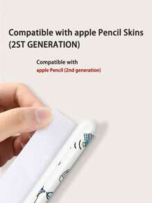 3張卡通宇航員圖案觸控筆貼紙適用於Apple Pencil第二代 - 彩色 - 查看 6